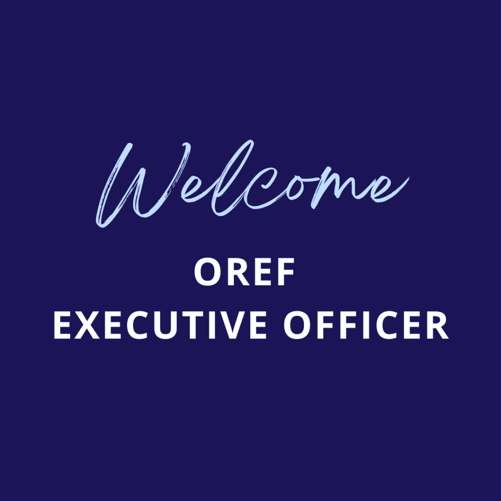 Introducing the New Executive Officer of OREF Melissa Peterson