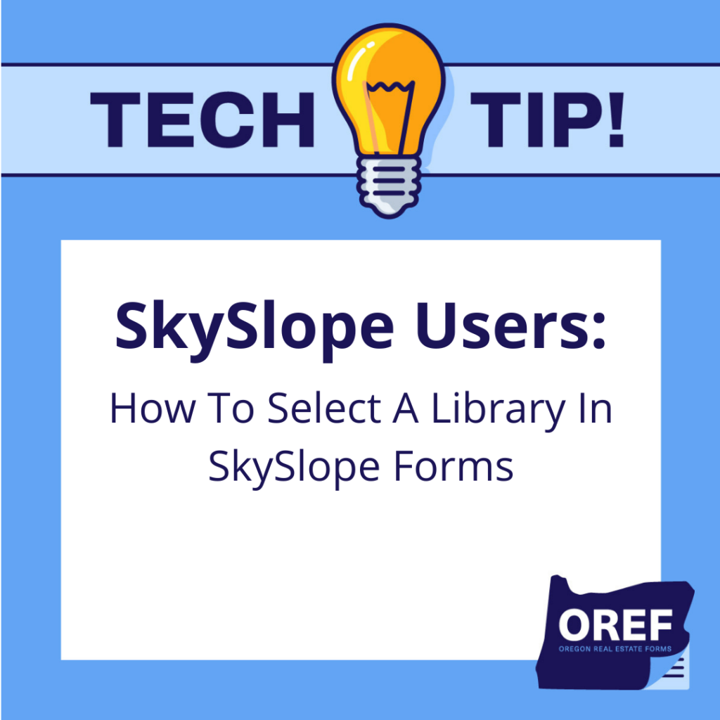 Tech Tip: How To Select A Library In SkySlope